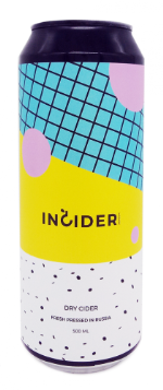 Сидр Paradox Brewery INCIDER Dry Cider (Банка 0.5)