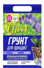Грунт для орхидей “Effect+” дренажный камень + отборная кора 10-30 мм 4 литра