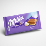Шоколадная плитка Milka «Йогурт», 100 г (Германия)