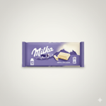 Шоколадная плитка Milka «White» (Вайт), 90 г (Германия)
