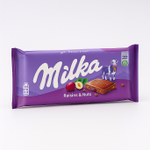 Шоколадная плитка Milka «Изюм с фундуком» (Raisin &amp; Hazelnuts), 100 г, Германия