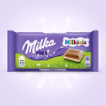 Milka Milkinis шоколадная плитка 100 г — молочный шоколад с молочной начинкой (Германия)