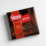 Шоколадная плитка Nestlé «Bitter» 50% какао, 60 г (Турция)