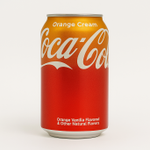 Газированная вода Coca-Cola «Апельсиновый Крем» (Orange Vanilla), 355 мл (ж/б), США