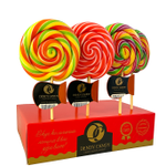 Леденцовая карамель на палочке “Микс Твист” 30 г DENDY CANDY, Турция, упаковка 30 шт.