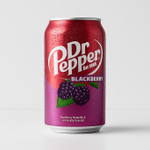 Газированная вода Dr Pepper Blackberry (Доктор Пеппер Ежевика), 355 мл (ж/б), США