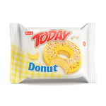 Пончик Today Donut в глазури с банановой начинкой 40 г — Elvan (Турция)