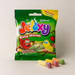 Жевательный мармелад Jelaxy «Червячки» кисло-сладкие 80 г (Турция) — Elvan