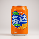 Газированная вода Fanta Orange (Фанта Оранж), 330 мл (ж/б), Китай