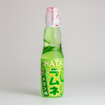 Газированный напиток Ramune Melon (дыня), 200 мл (стекло, Codd-neck), Япония