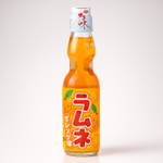 Газированный напиток Ramune Orange (апельсин), 200 мл (стекло, Codd-neck), Япония