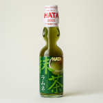 Газированный напиток Ramune Matcha (зелёный чай), 200 мл (стекло, Codd-neck), Япония