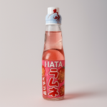 Газированный напиток Ramune Strawberry (клубника), 200 мл (стекло, Codd-neck), Япония