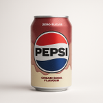 Газированная вода Pepsi Cream Soda Zero (Пепси Крем-сода Зеро), 330 мл (ж/б), Великобритания