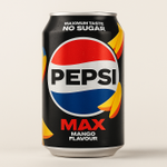 Газированная вода Pepsi Max Mango (Пепси Макс Манго, без сахара), 330 мл (ж/б), Дания