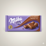 Шоколадная плитка Milka «Noisette» (Ноисетт), 100 г (Германия)