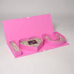 Коробка I LOVE YOU - 55x23 см. (высота 6 см)., розовый