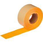 Этикет-лента 21х12 мм 700 шт оранжевая, прямоугольная