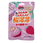 Жевательные конфеты Suan Liuliu. “Пловец”, со вкусом клубники, 25гр (20шт. в блоке)
