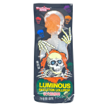 Карамель леденцовая Luminous Srtleton lollipop (Скелет-Дурак), светящийся, 10гр,  (30шт. в блоке)