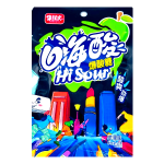Леденцы кислые Jixianghu. Hi Sour. взрывоопасно, со вкусом яблока, 20 гр, (20шт. в блоке)
