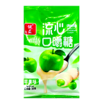 Жевательные конфеты с фруктовым джемом Flowing mouth chewing candy, 20гр, со вкусом яблока, (20шт. в пакете)