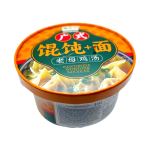 Лапша быстрого приготовления + куриные пельмени, Leidia, 2шт х 94гр.