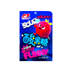 Леденцы кислые Luxng. Funny. , Любопытная малина, со вкусом малины, 20 гр, (20шт. в блоке / 12уп. в коробке)