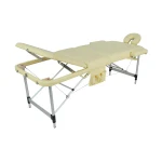 Стол массажный складной JFAL01A 3-х секционный, цвет бежевый MedMos