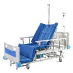 Кровать механическая ЮКИ А11 с туалетным устройством + матрас