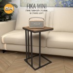 Журнальный столик FIKA mini, 40х40х69 см, коричневый, приставной столик для ноутбука, ГРОСТАТ