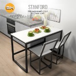 Стол письменный STANFORD loft, белый, компьютерный, офисный, кухонный, обеденный, 110x55x75 см, ГРОСТАТ