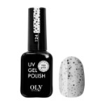 Olystyle Гель-лак для ногтей OLS UV, перепелиное яйцо, тон 124 egg gray