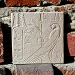 Панель 3D на стену Древний Египет Птица, панно . Декор для дома, офиса, для интерьера. Оформление пространства и дизайн помещений.