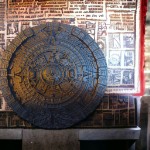 Панель 3D на стену Календарь индейцев Майя, декор с предсказанием затмений, лунный календарь. Оформление пространства и дизайн помещений.