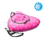 Санки-ватрушка (тюбинг) СЕРДЦЕ на молнии 0,7*0,85м (верх-OXFORD 600 Print, низ-ТЕНТ 550 гр/кв.м, усил. камера) ДО 75кг, ИНДИВИД КОРОБКА[5⁄180] СобПр