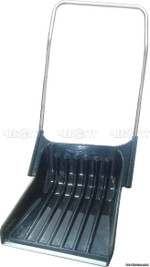 Движок для уборки снега пластиковый №33 на колесиках с алюминиевой ручкой [320*730*884] Орехово-Зуево [1]