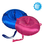 Санки-ватрушка (тюбинг) ПОКАТУШКИ ОДНОТОННЫЕ на молнии D-0,85м (верх-OXFORD ,низ-ТЕНТ 550гр/кв.м,усилен камера) ДО 75кг, ИНД. КОРОБКА[1/5/180] СобПр