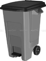 Бак пластиковый 100 л для мусора Freestyle с крышкой на колесах арт. SC7002 [1] ПЛАСТИК РЕПАБЛИК