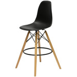 Барный стул Barneo N-11 LongMold черный, Eames style
