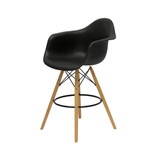 Барный стул Barneo N-153 BAR черный, Eames style