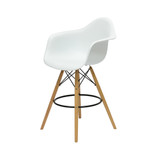 Барный стул Barneo N-153 BAR белый, Eames style