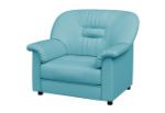 Кресло, цвет голубой