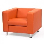 Кресло, цвет оранжевый