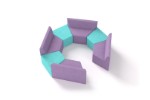 Диван МВК “Оригами” 7-местный модульный