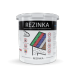 Краска резиновая моющаяся REZINKA для металлочерепицы, шифера, стен, обоев, фундамента, потолков 5л.