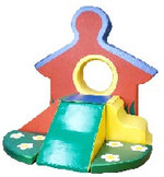 Горка “Теремок” - конструктор из мягких модулей