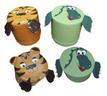 Мягкие пуфы - детская мебель из поролона