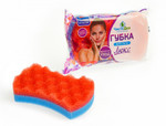 Губка «Люкс» (массажная-рельеф)