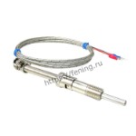 Термопара тип К для измерения температуры от 0 до 800С с 3-метровым кабелем